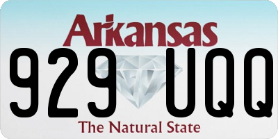 AR license plate 929UQQ