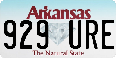 AR license plate 929URE