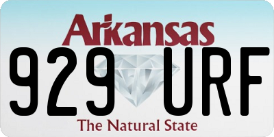 AR license plate 929URF