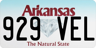 AR license plate 929VEL