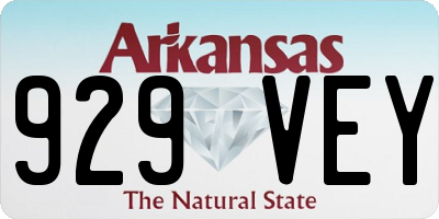 AR license plate 929VEY