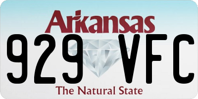 AR license plate 929VFC