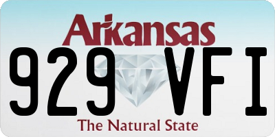 AR license plate 929VFI