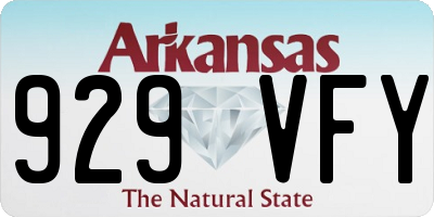 AR license plate 929VFY