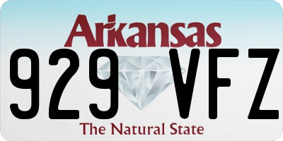 AR license plate 929VFZ