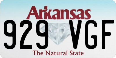 AR license plate 929VGF