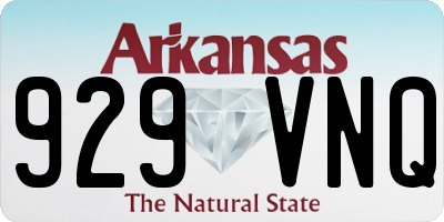AR license plate 929VNQ