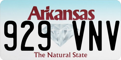 AR license plate 929VNV
