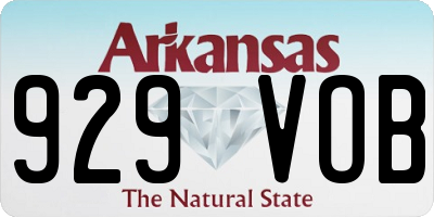 AR license plate 929VOB