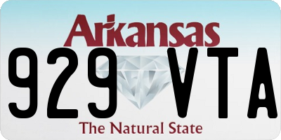 AR license plate 929VTA