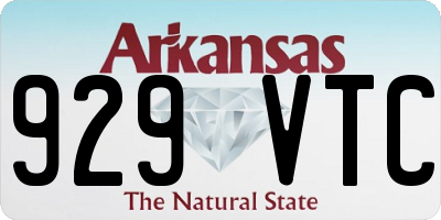 AR license plate 929VTC