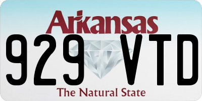 AR license plate 929VTD