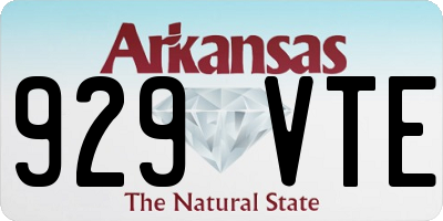 AR license plate 929VTE