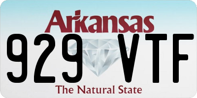 AR license plate 929VTF