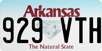 AR license plate 929VTH