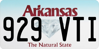 AR license plate 929VTI