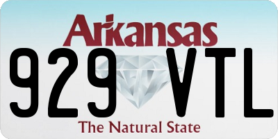AR license plate 929VTL