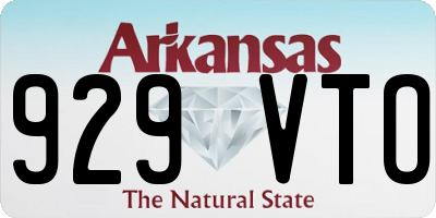 AR license plate 929VTO