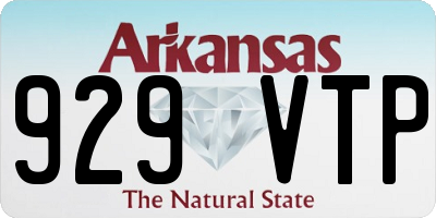 AR license plate 929VTP