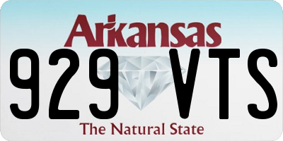AR license plate 929VTS