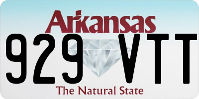 AR license plate 929VTT