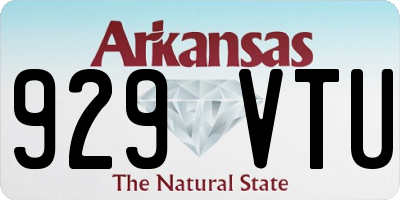 AR license plate 929VTU