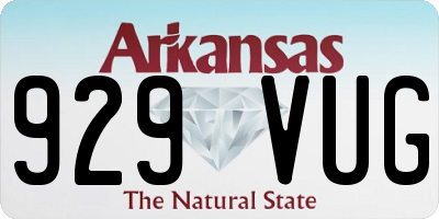 AR license plate 929VUG