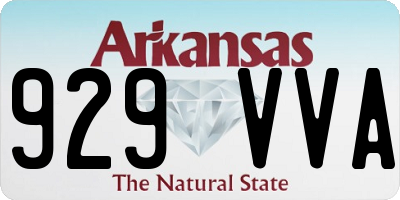 AR license plate 929VVA