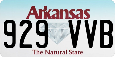 AR license plate 929VVB