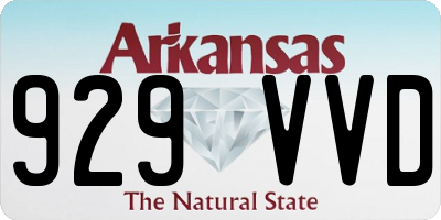AR license plate 929VVD