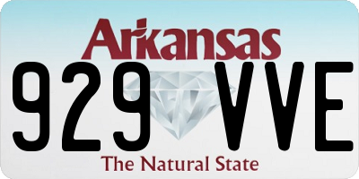 AR license plate 929VVE