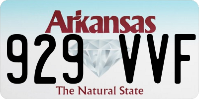 AR license plate 929VVF