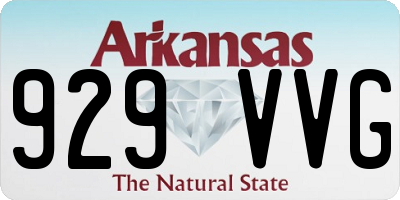 AR license plate 929VVG