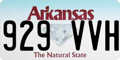 AR license plate 929VVH