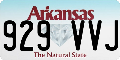 AR license plate 929VVJ