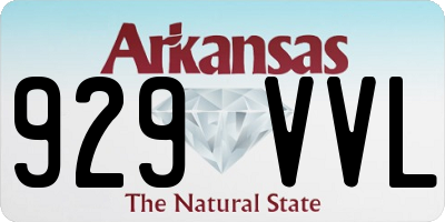 AR license plate 929VVL