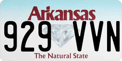 AR license plate 929VVN