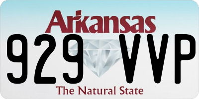 AR license plate 929VVP
