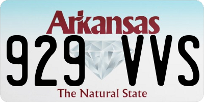 AR license plate 929VVS