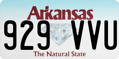 AR license plate 929VVU