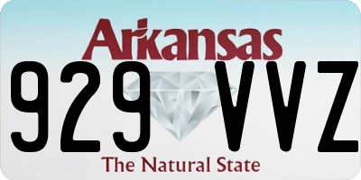AR license plate 929VVZ