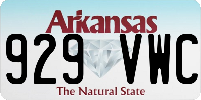 AR license plate 929VWC