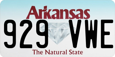 AR license plate 929VWE