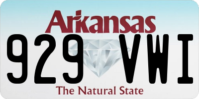 AR license plate 929VWI