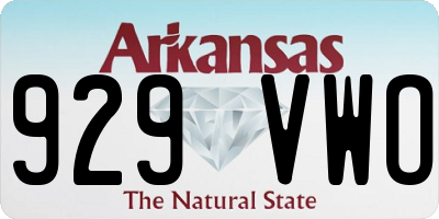 AR license plate 929VWO