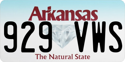 AR license plate 929VWS