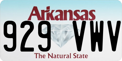 AR license plate 929VWV