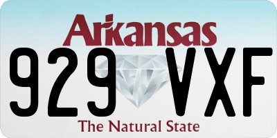 AR license plate 929VXF