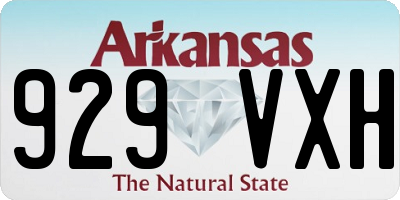 AR license plate 929VXH