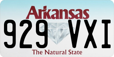 AR license plate 929VXI